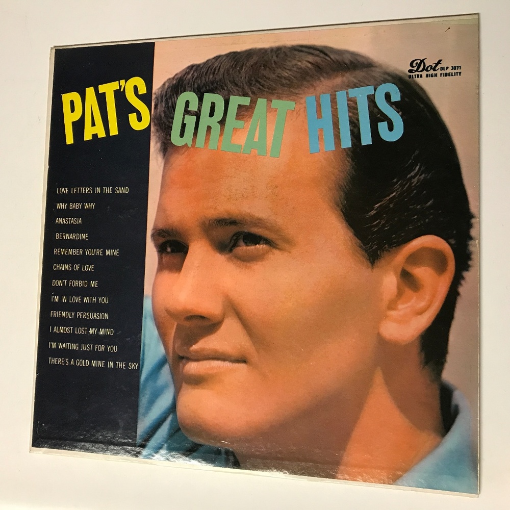 Music Album Vinyl "Pat Boone - Great Hits" DLP3071